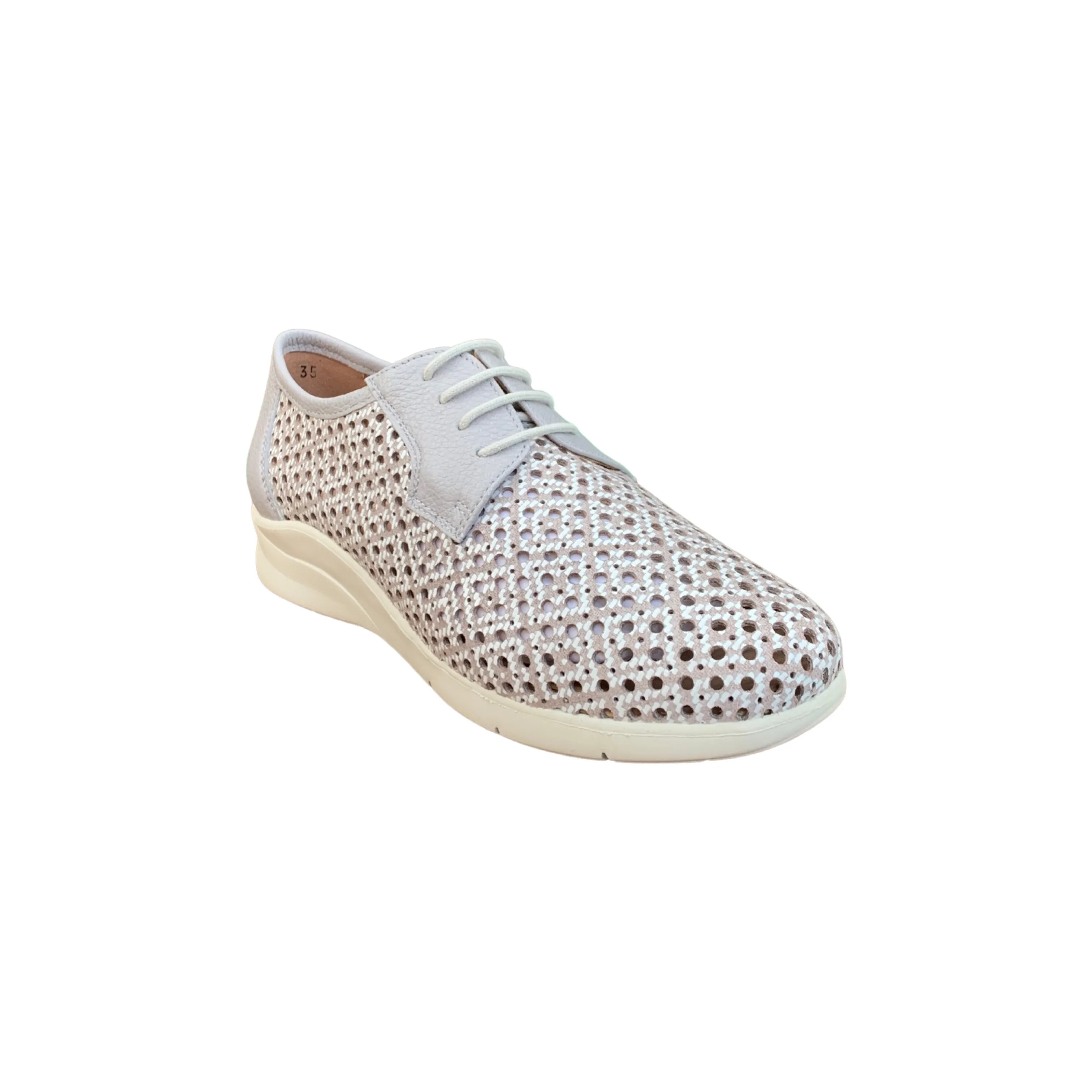 220615 Wicker Pearl Lace Up