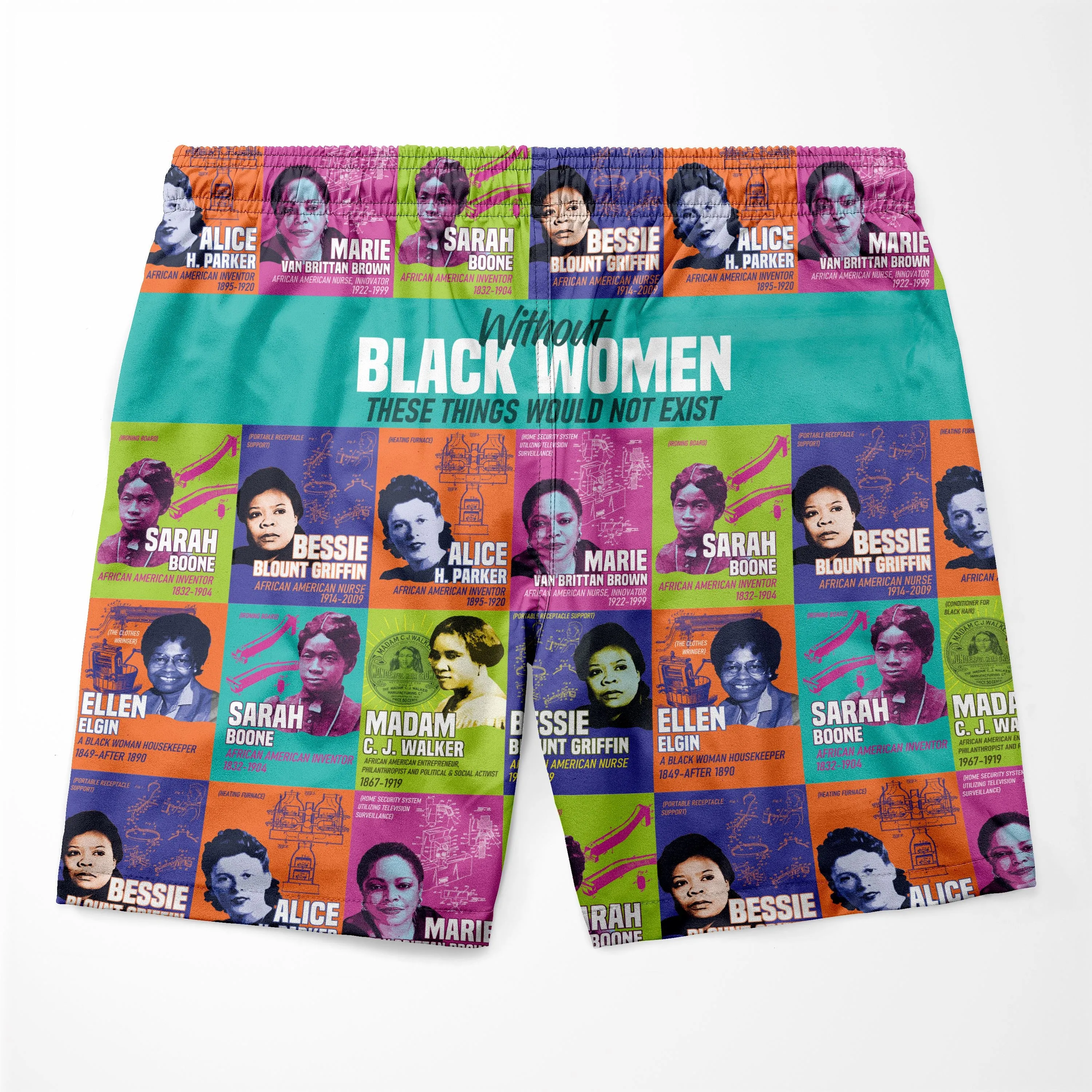 African Women Inventors T-shirt and Shorts Set