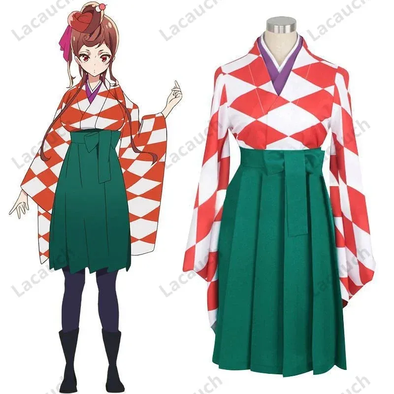 Anime Cosplay Costume Zombie Land Saga Revenge Yugiri Halloween Costumes Woman Japanese Kimono Suits Yugiri Cosplay