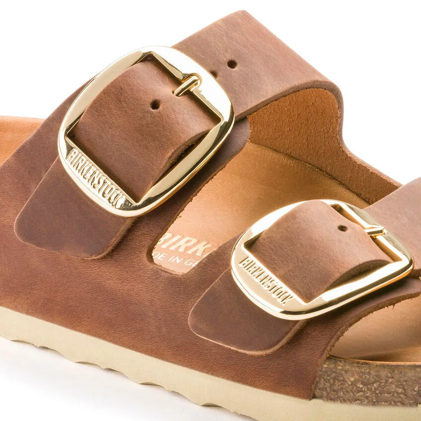 'Birkenstock' Women's Arizona Big Buckle Leather Sandal - Cognac