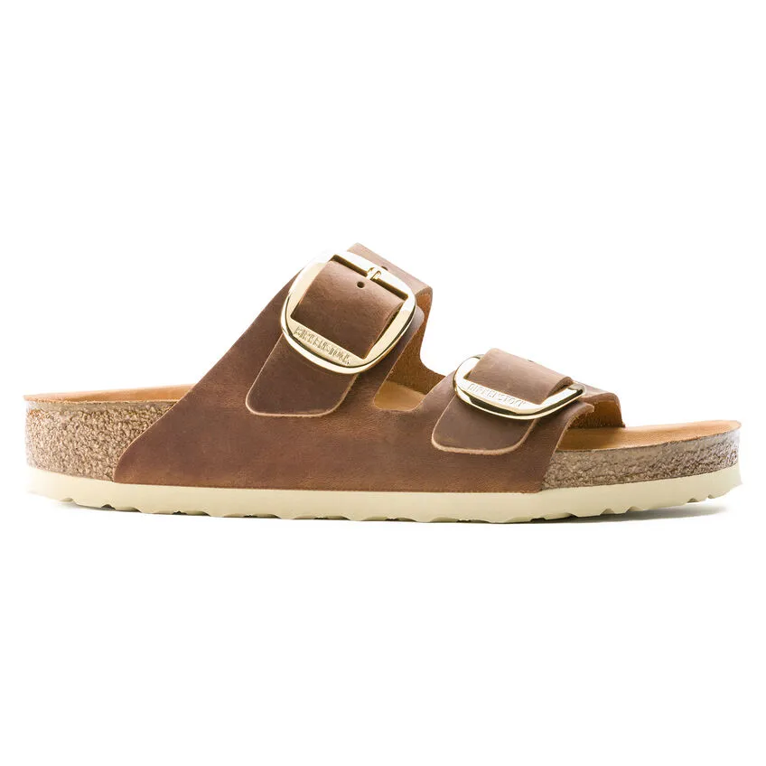 'Birkenstock' Women's Arizona Big Buckle Leather Sandal - Cognac