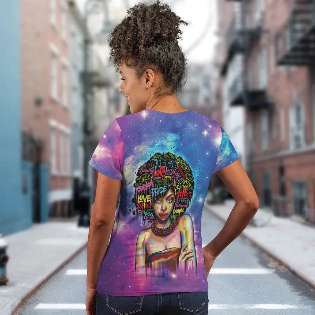 Black Girl Drawing T-shirt