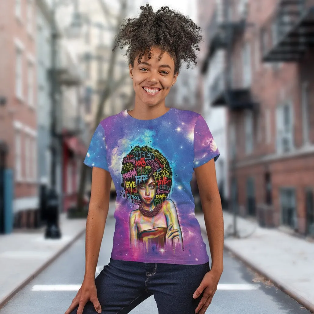 Black Girl Drawing T-shirt