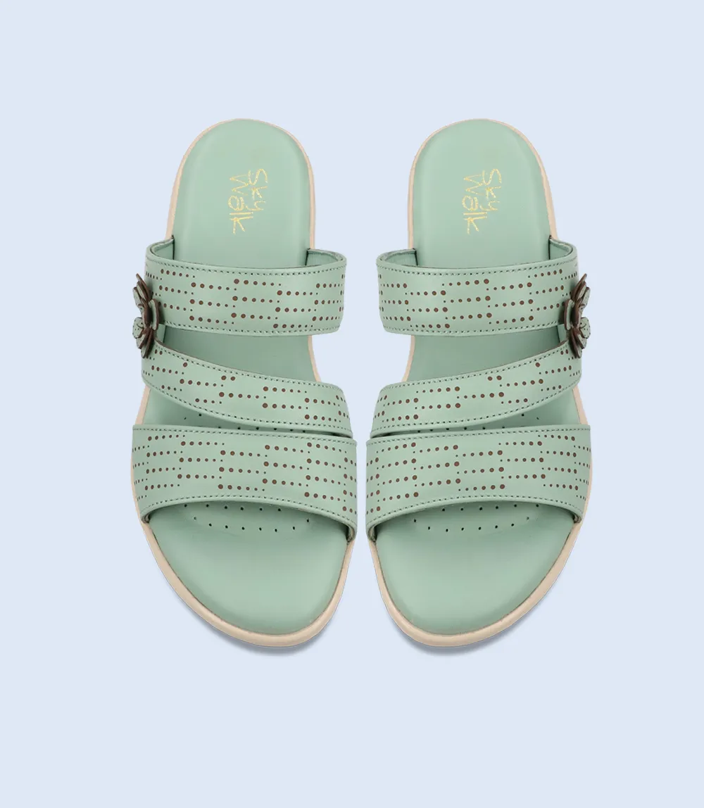 BW7659-MINT-Women Comfort Slipper