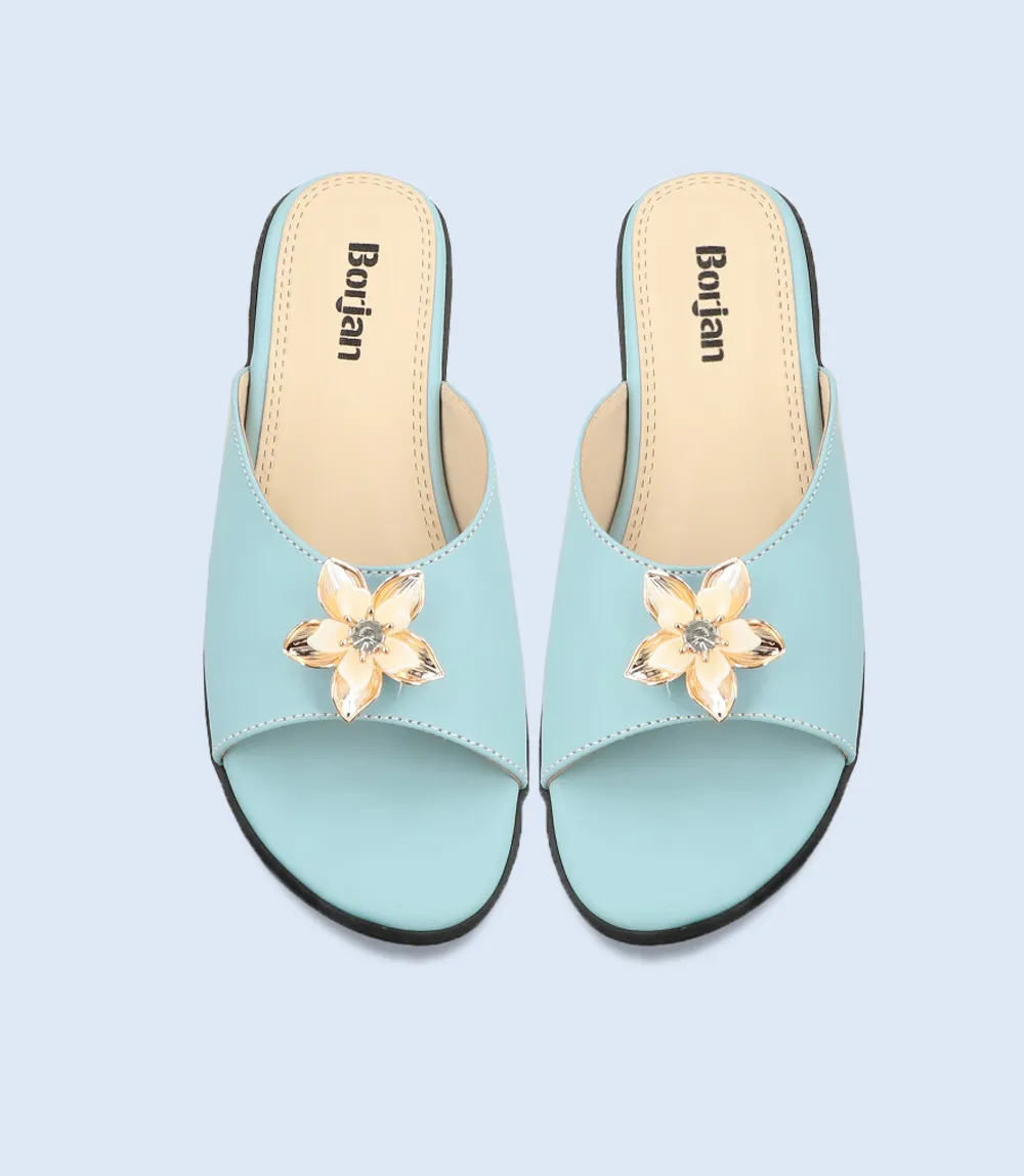 BW9198-ICE BLUE-Women Casual Slipper