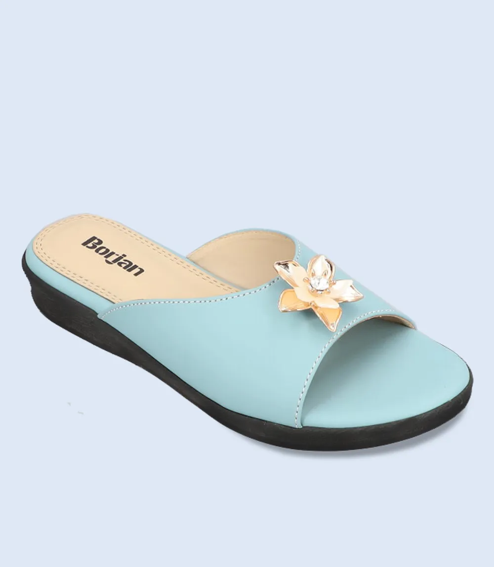 BW9198-ICE BLUE-Women Casual Slipper