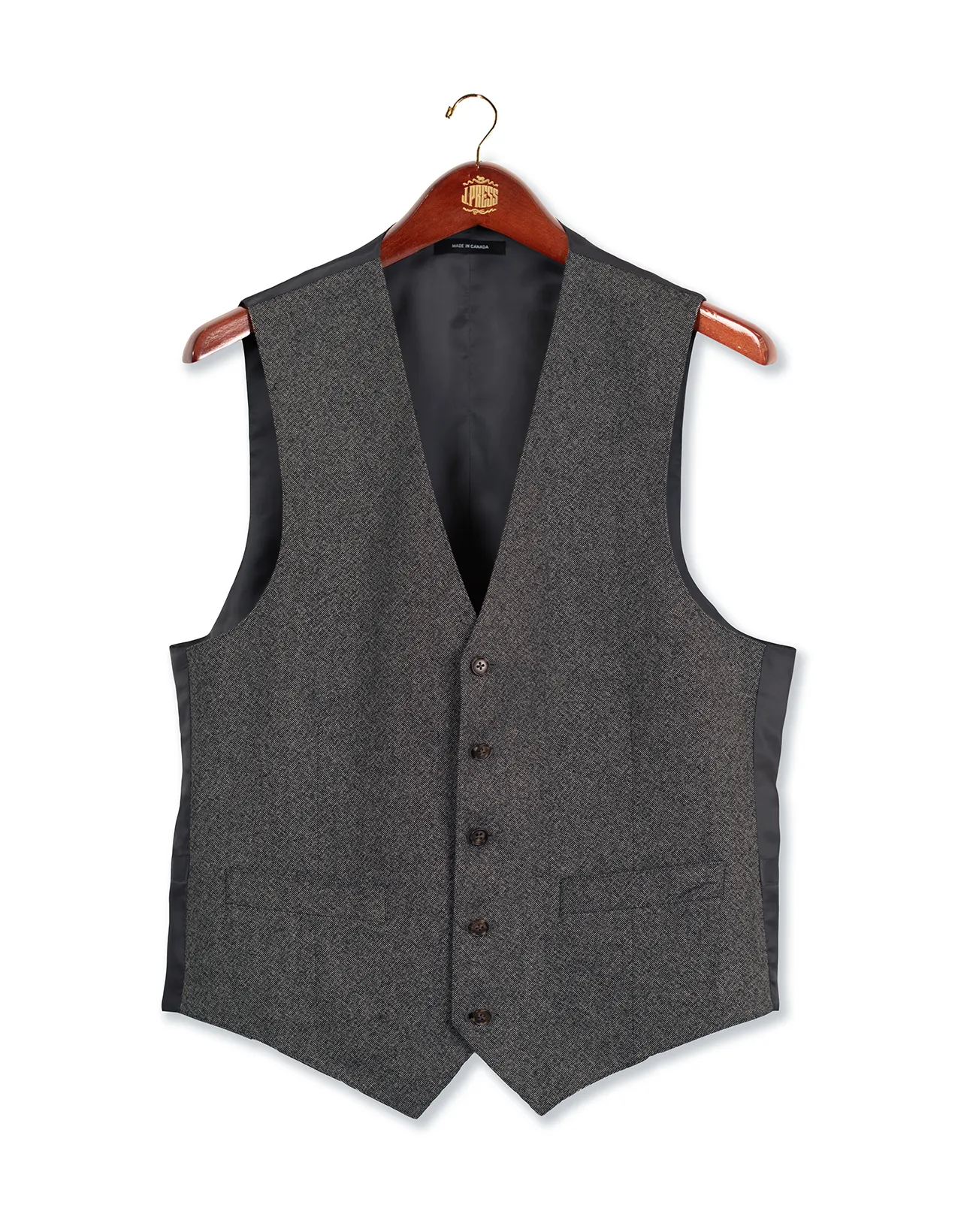 CHARCOAL DONEGAL VEST