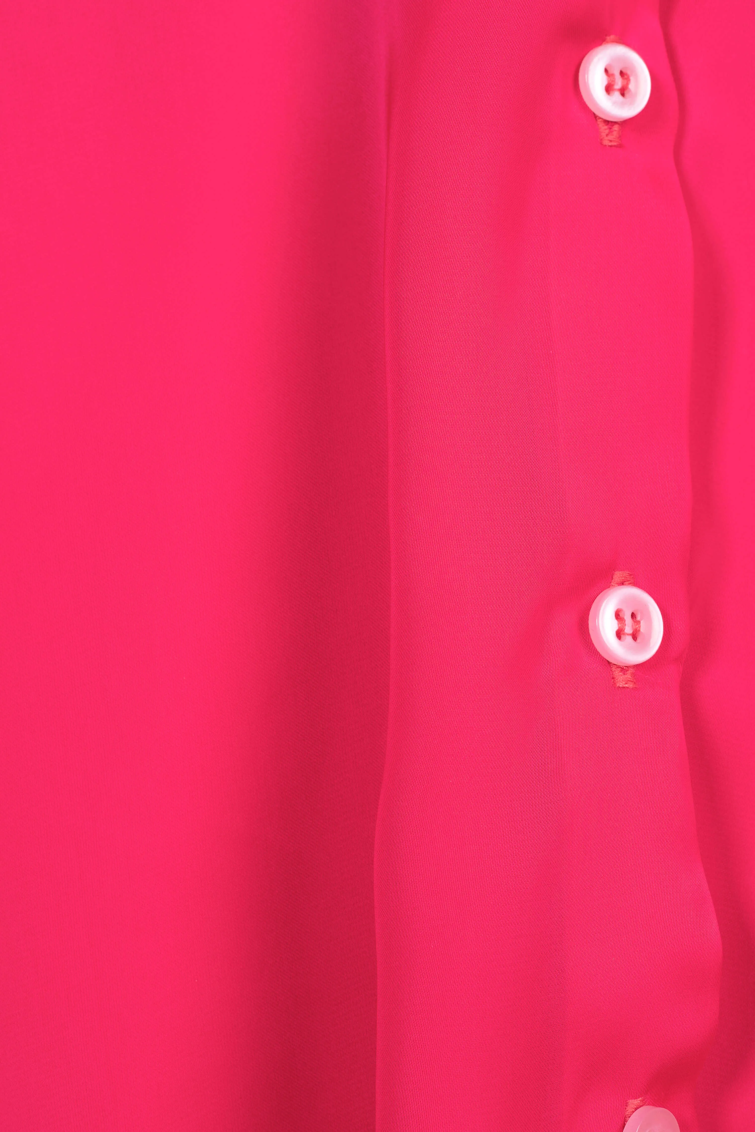 Classic Hot Pink Formal Shirt For Women