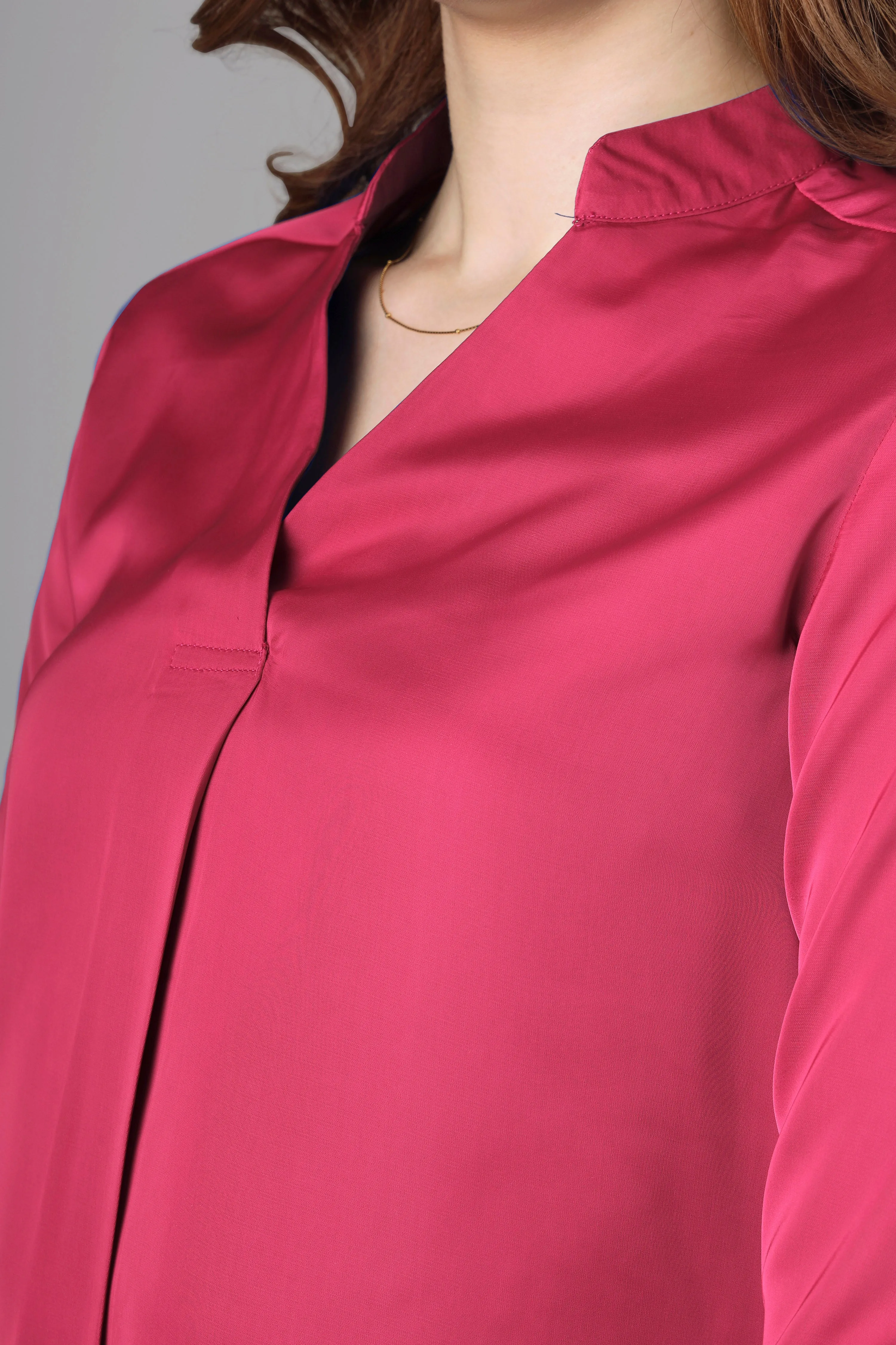 Classic Hot Pink Top For Women