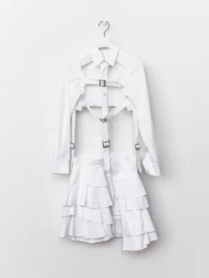 Comme des Garçons AW08 Cutout Bondage Harness Shirt Dress