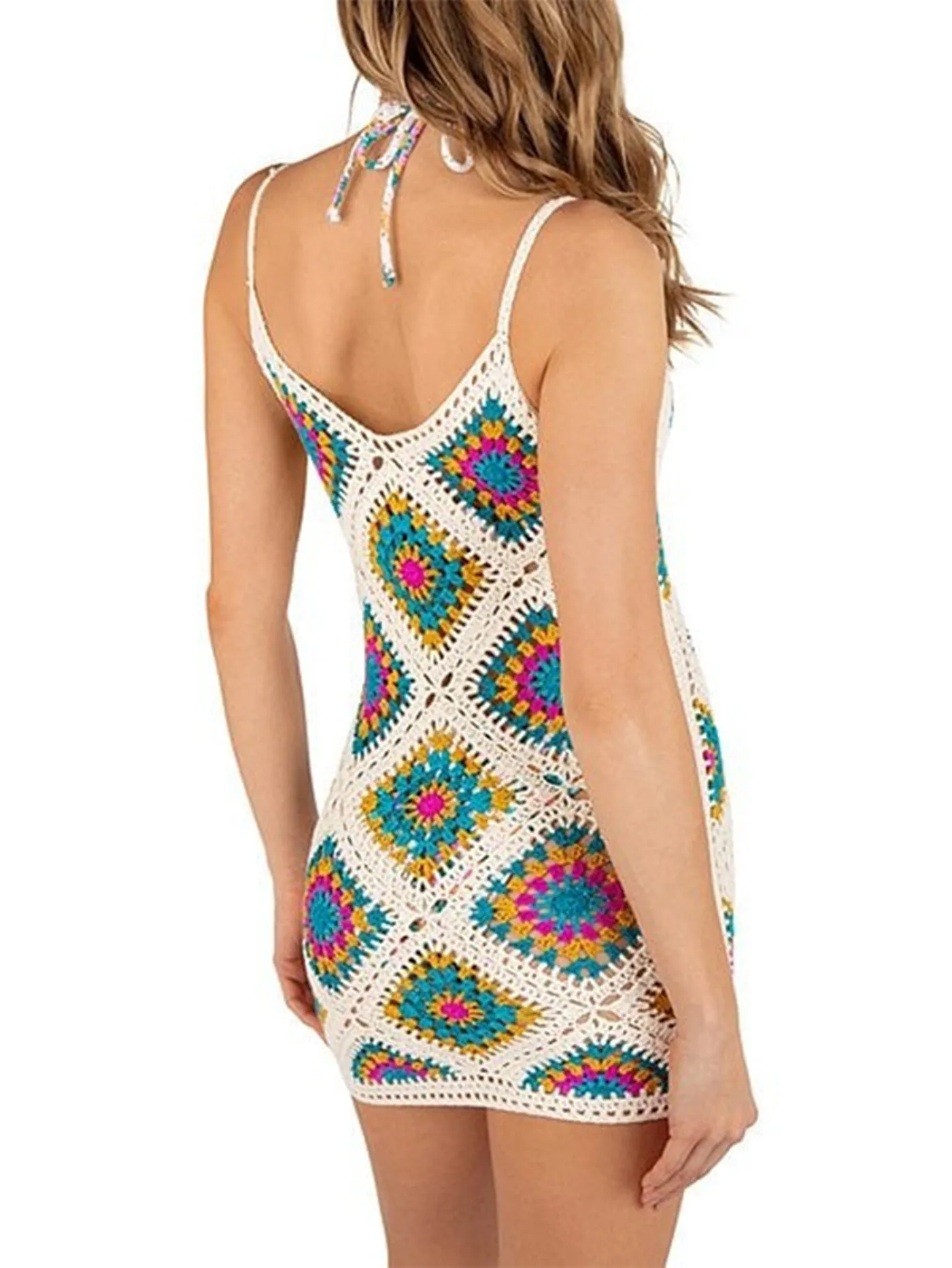 Crochet Diamonds Cover-Up