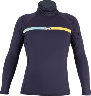 Cruz Adult Long Sleeve Rash Vest - Navy