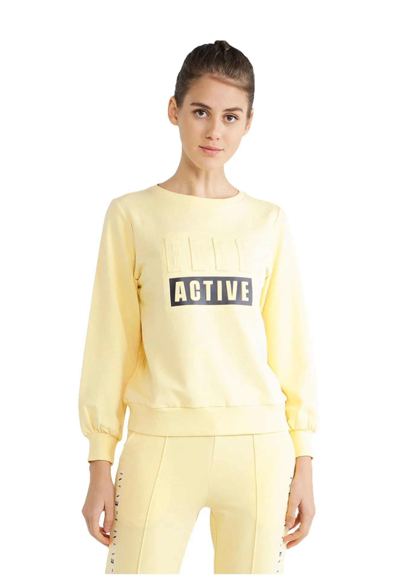 ELLE Active Embossed Logo Sweater