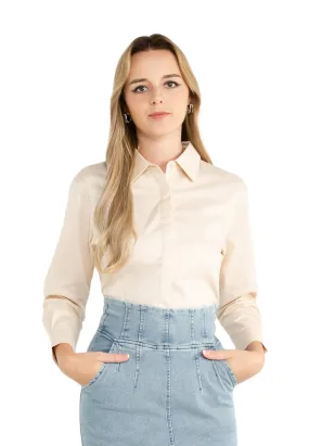 ELLE Apparel Basic Front Button Shirts