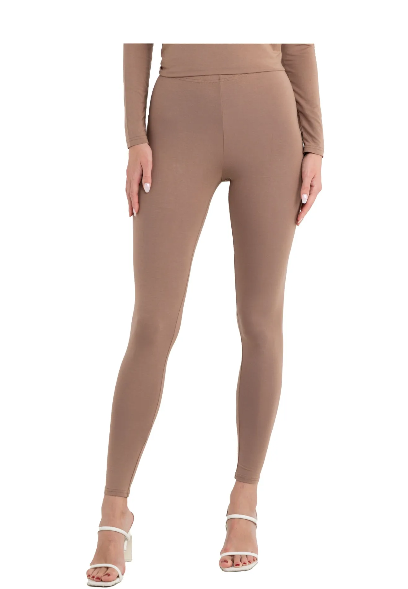 ELLE Leisure Plain Capri Leggings