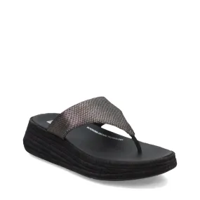 FitFlop F-Mode Espadrille HP8-001 (Black)