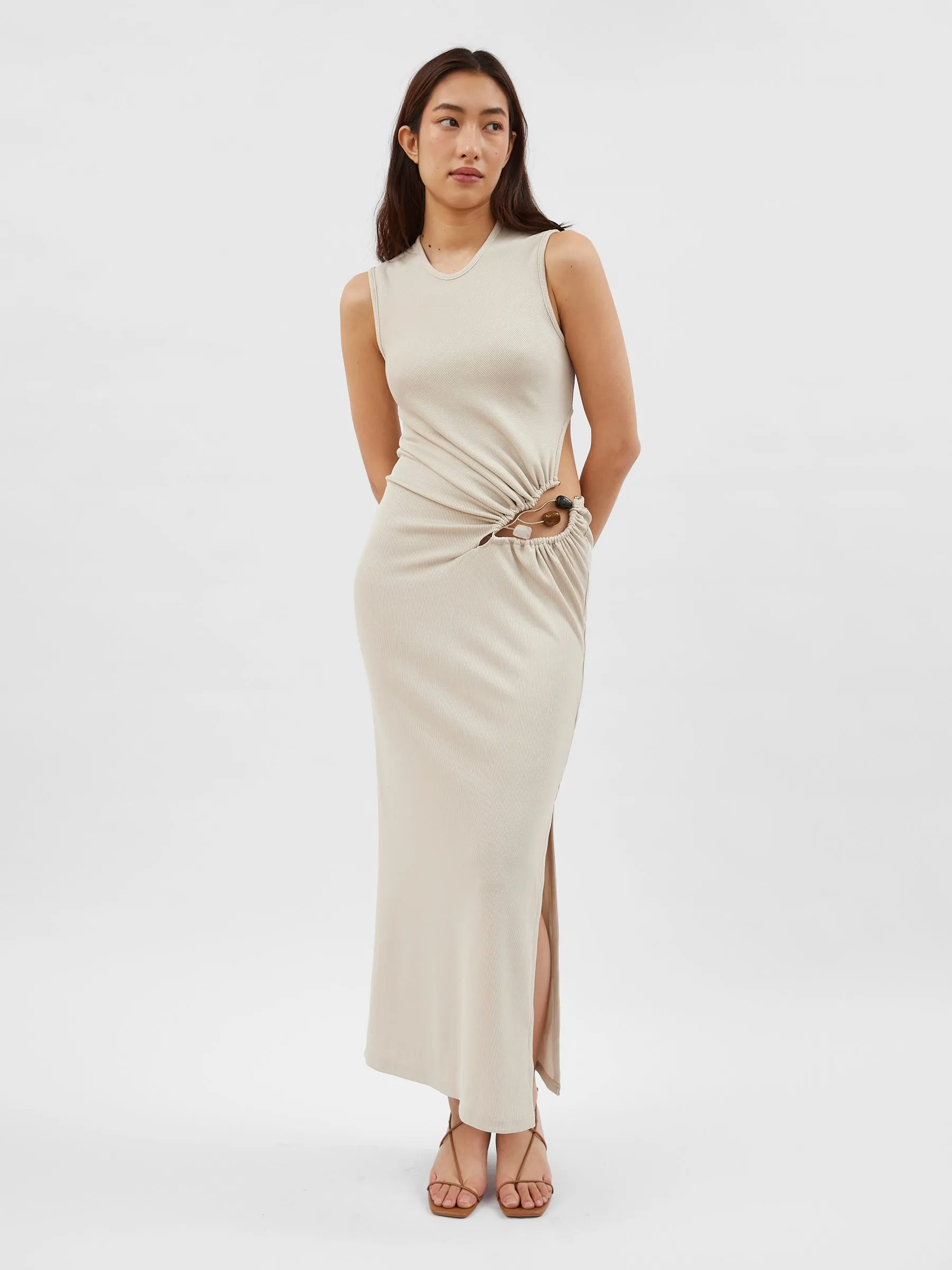 Folia Float Buckle Tank Dress