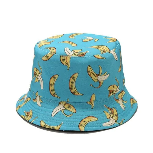 Fruit Cherry Bucket Hats for Girls Women Summer Sun Hat