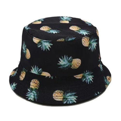 Fruit Cherry Bucket Hats for Girls Women Summer Sun Hat