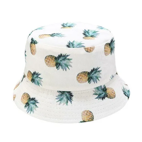 Fruit Cherry Bucket Hats for Girls Women Summer Sun Hat