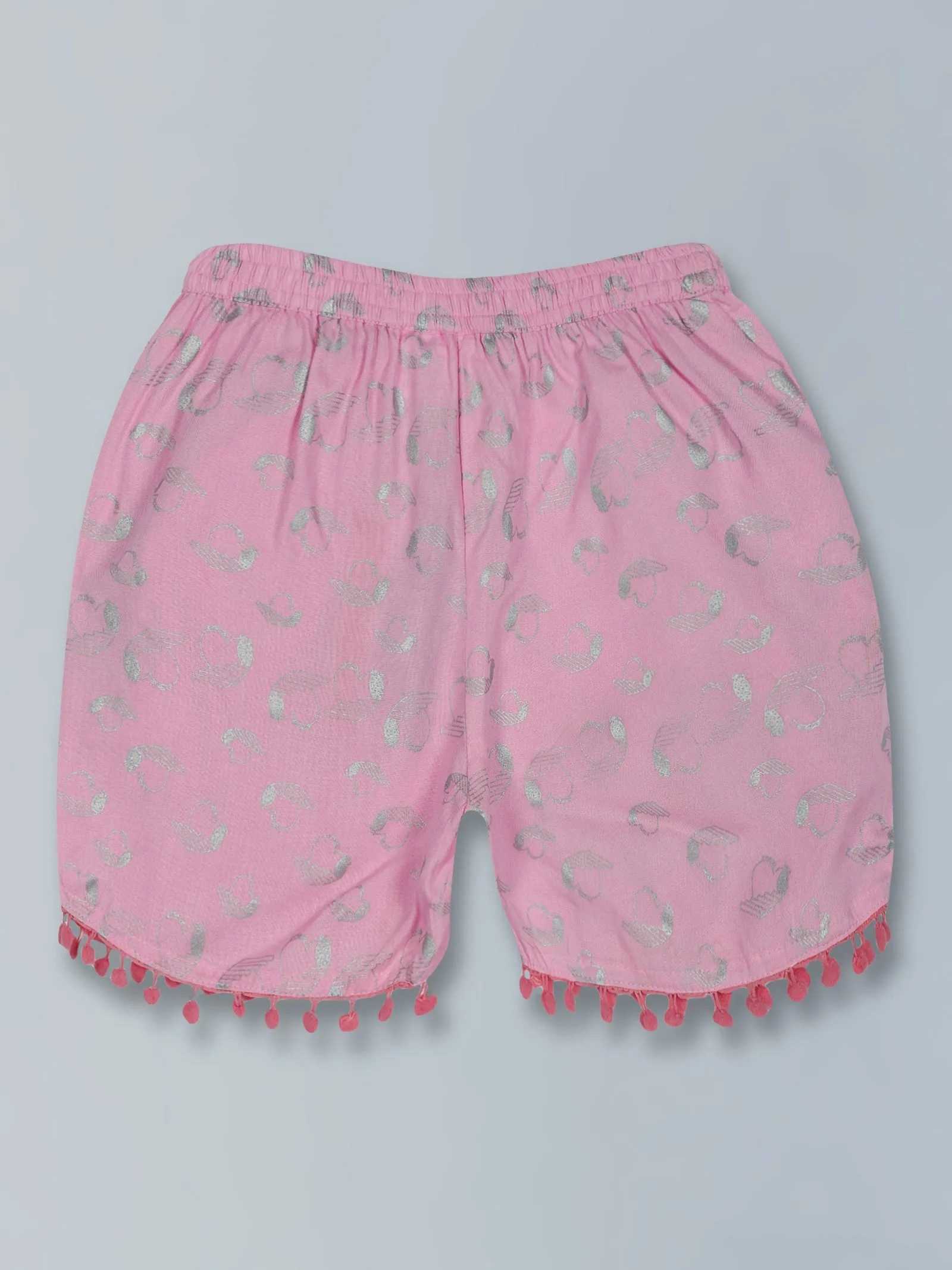 Girls AOP Print Shorts Pack of 3