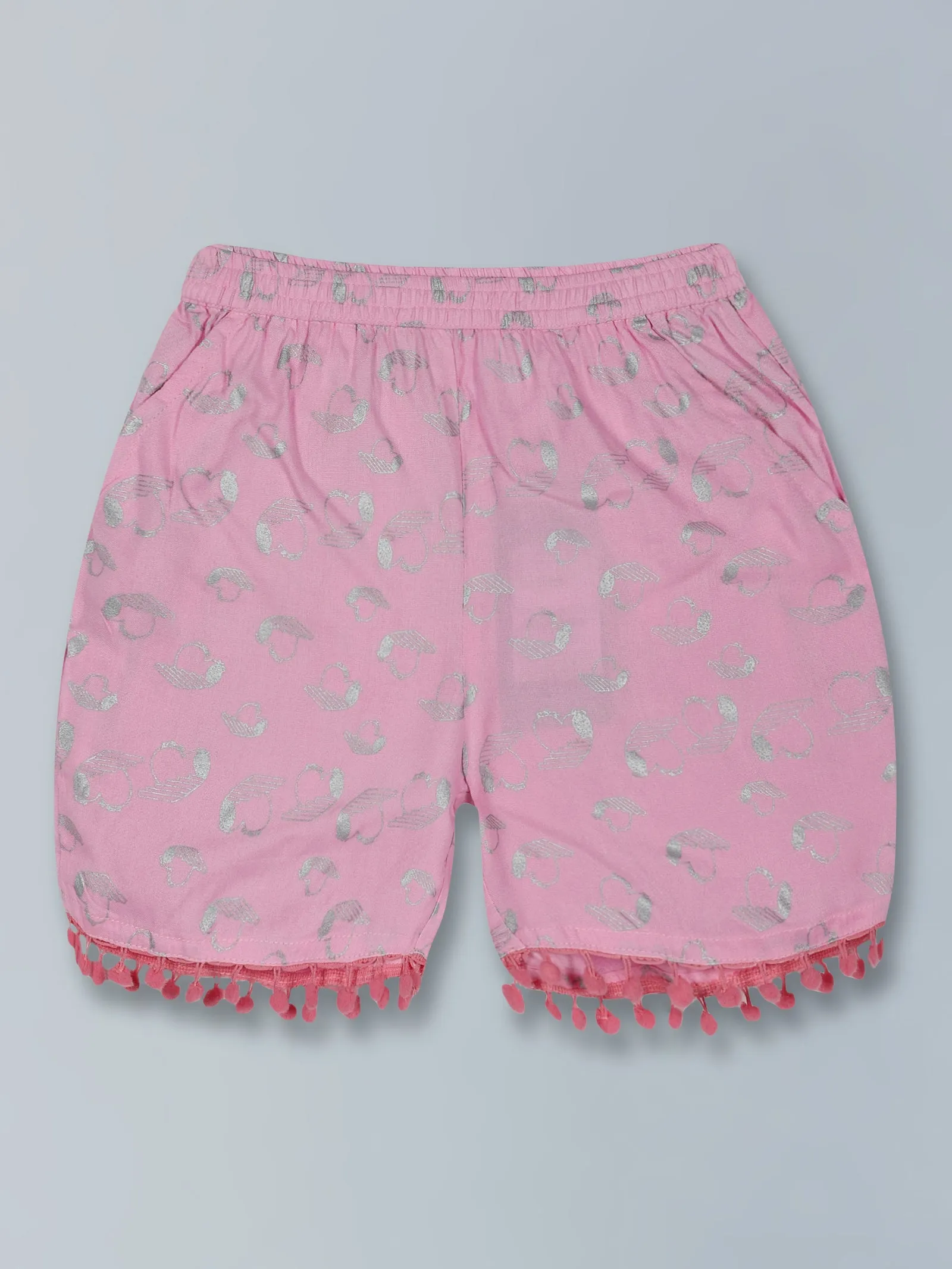 Girls AOP Print Shorts Pack of 3