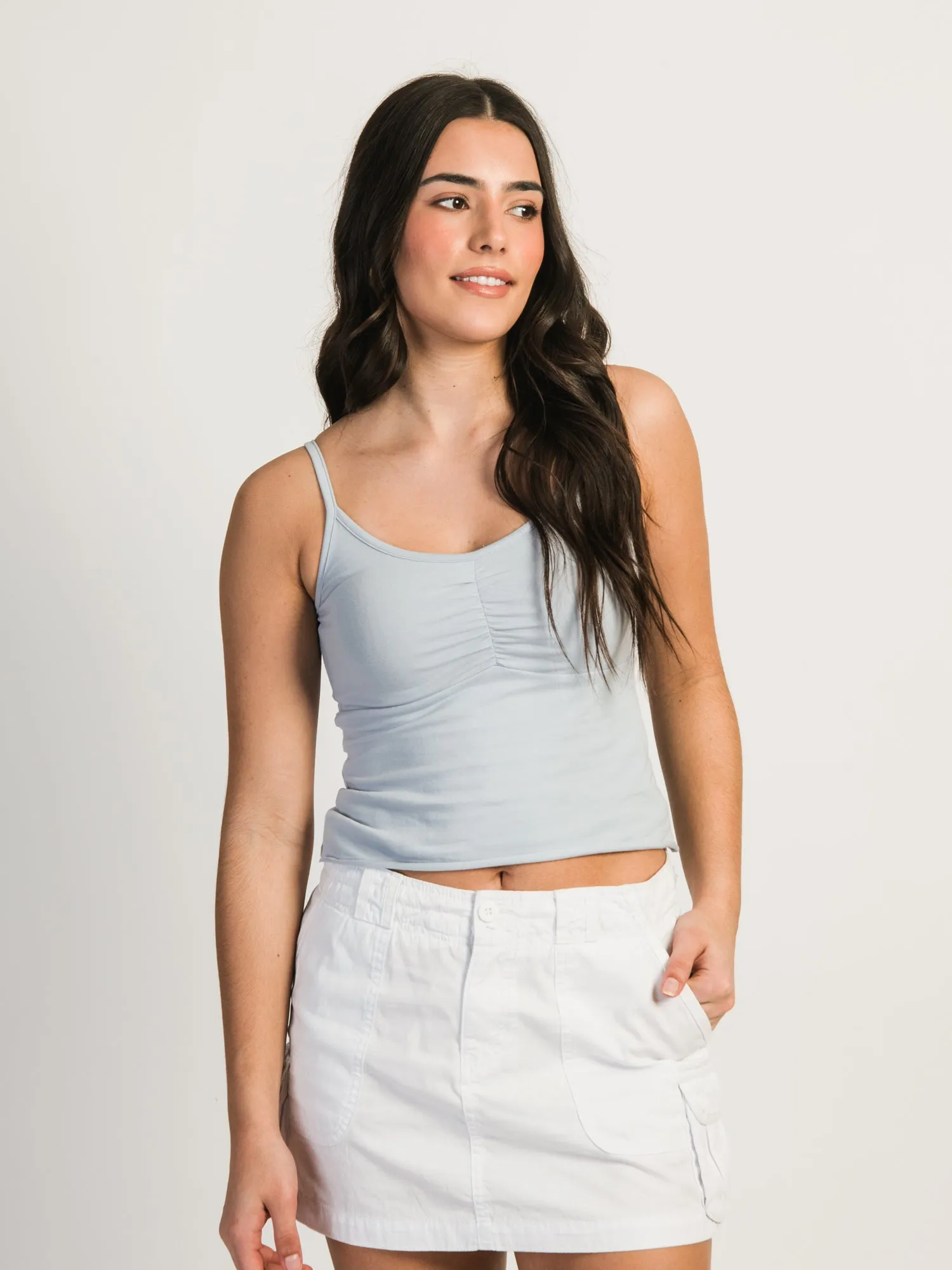 HARLOW ABBY TANK TOP - BABY BLUE