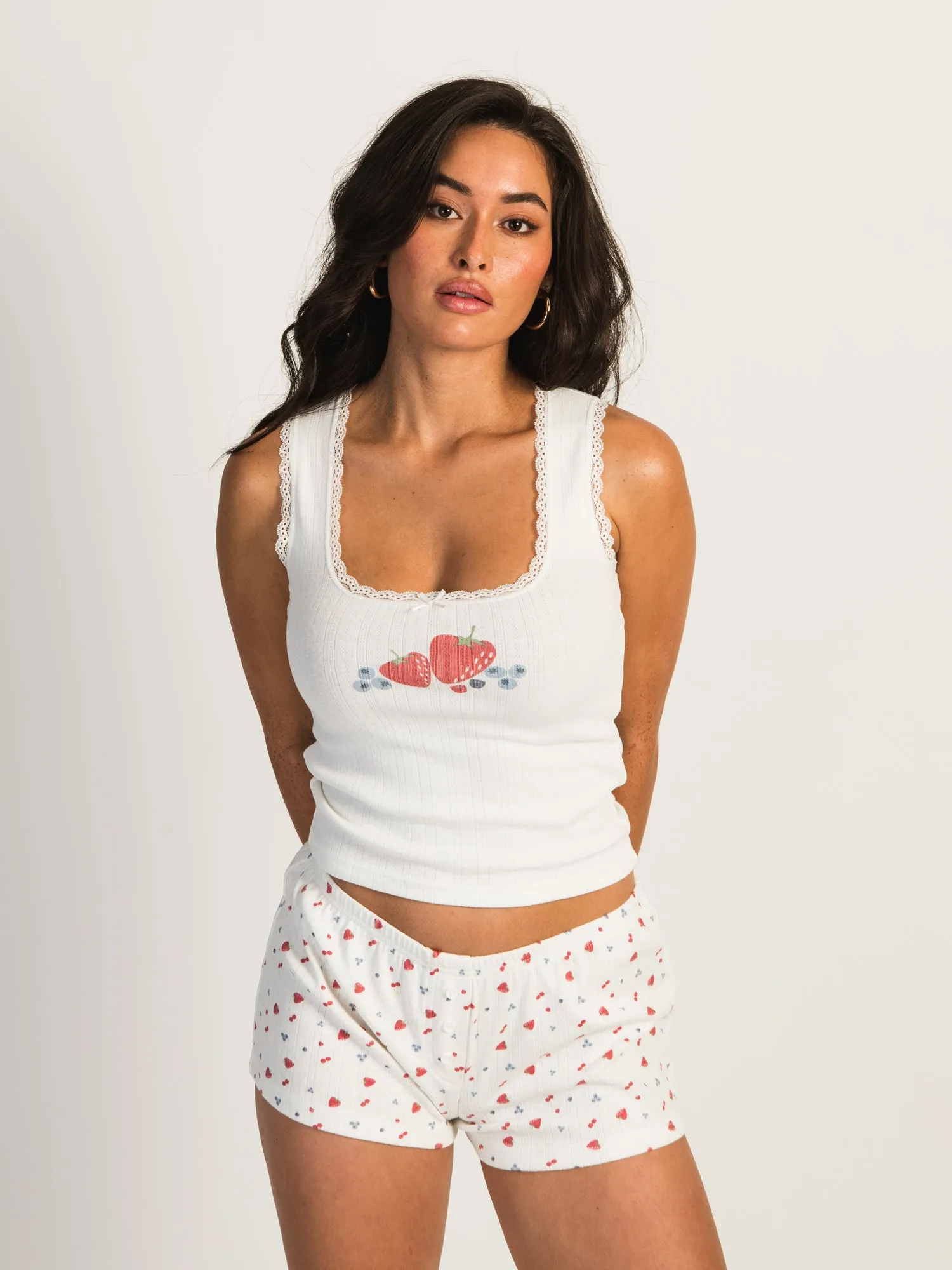 HARLOW ERYN PRINT TANK - BERRIES