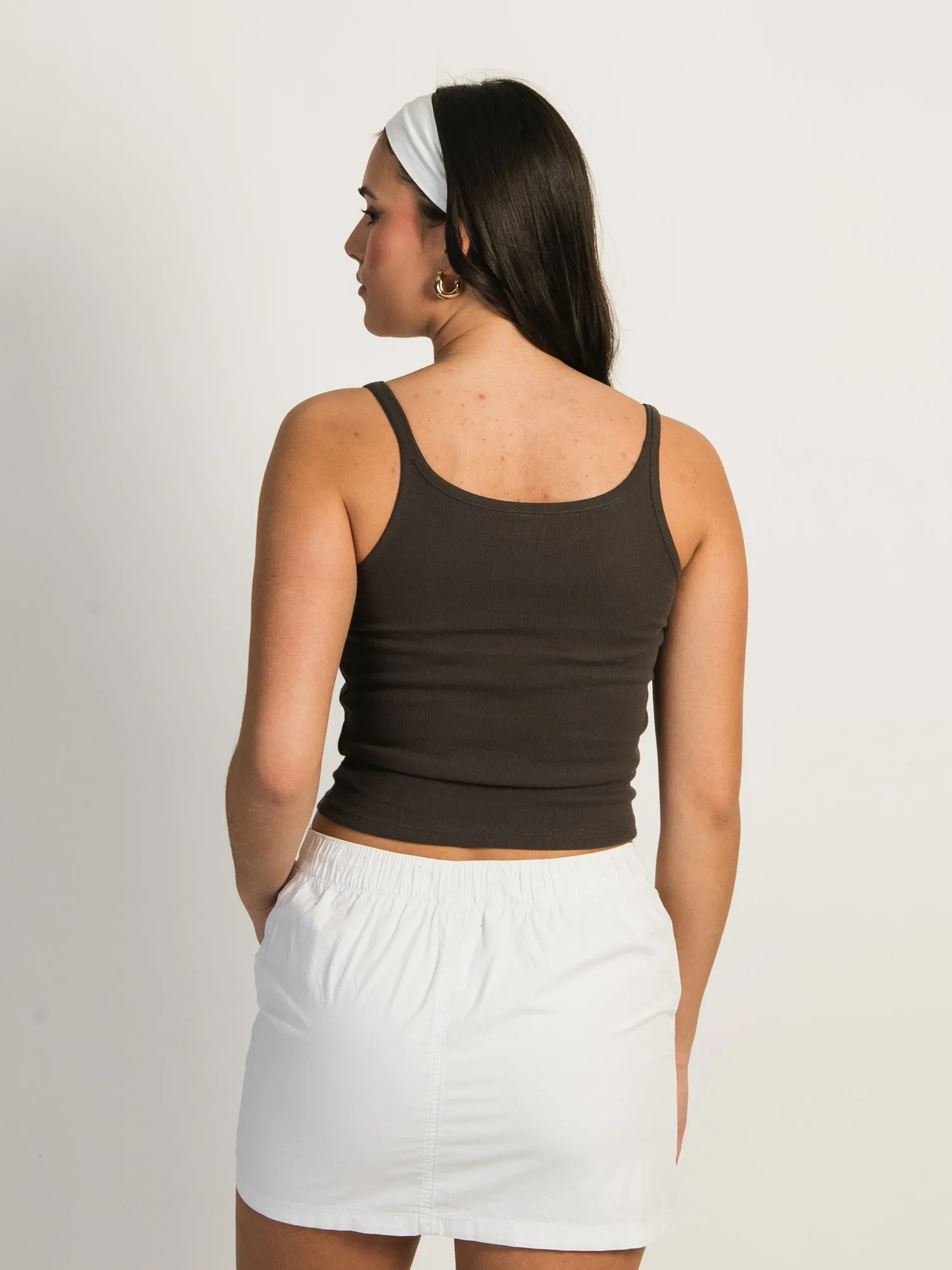 HARLOW SARAH TANK TOP - CHARCOAL