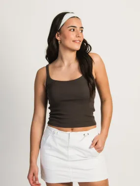 HARLOW SARAH TANK TOP - CHARCOAL