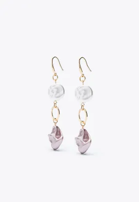 Irregular Charm Stone Dangle Earrings