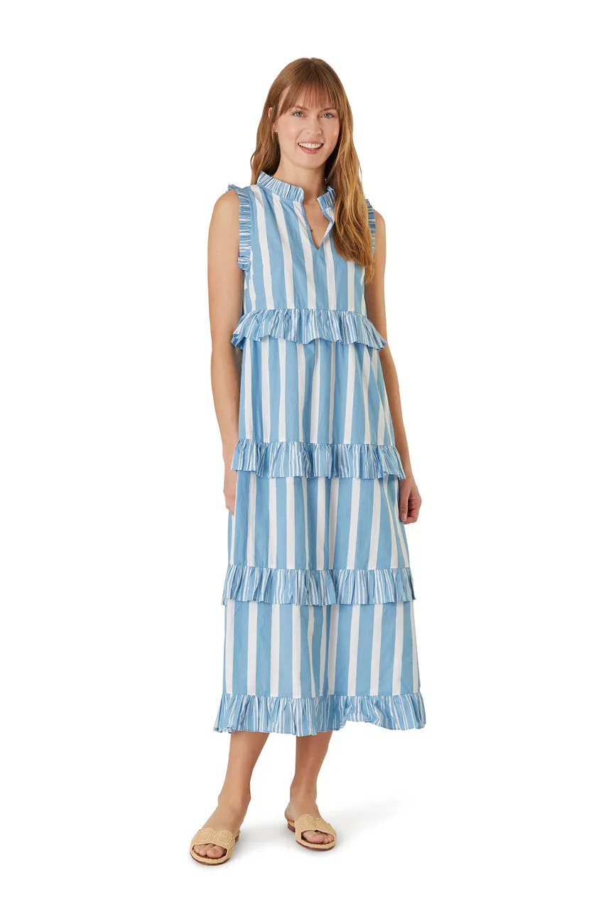 Julia Dress - Island Stripe