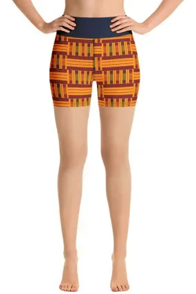 Kente Yoga Shorts