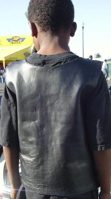 Kid's Bulletproof Style Leather Vest