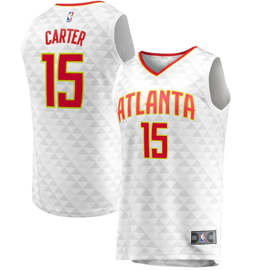 Men's Atlanta Hawks Vince Carter Jersey White