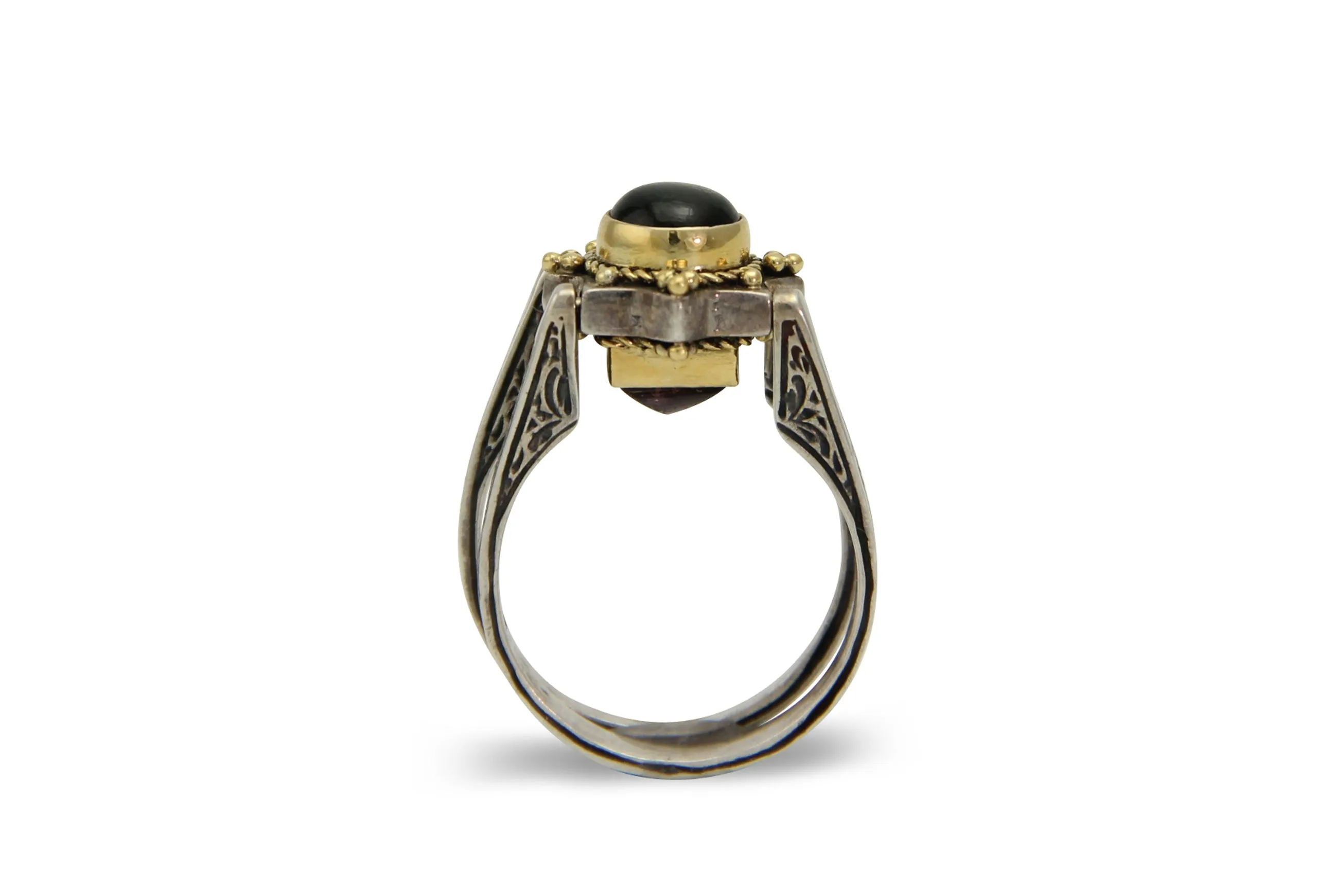 Mistress Corinth Silver & Gold Ring