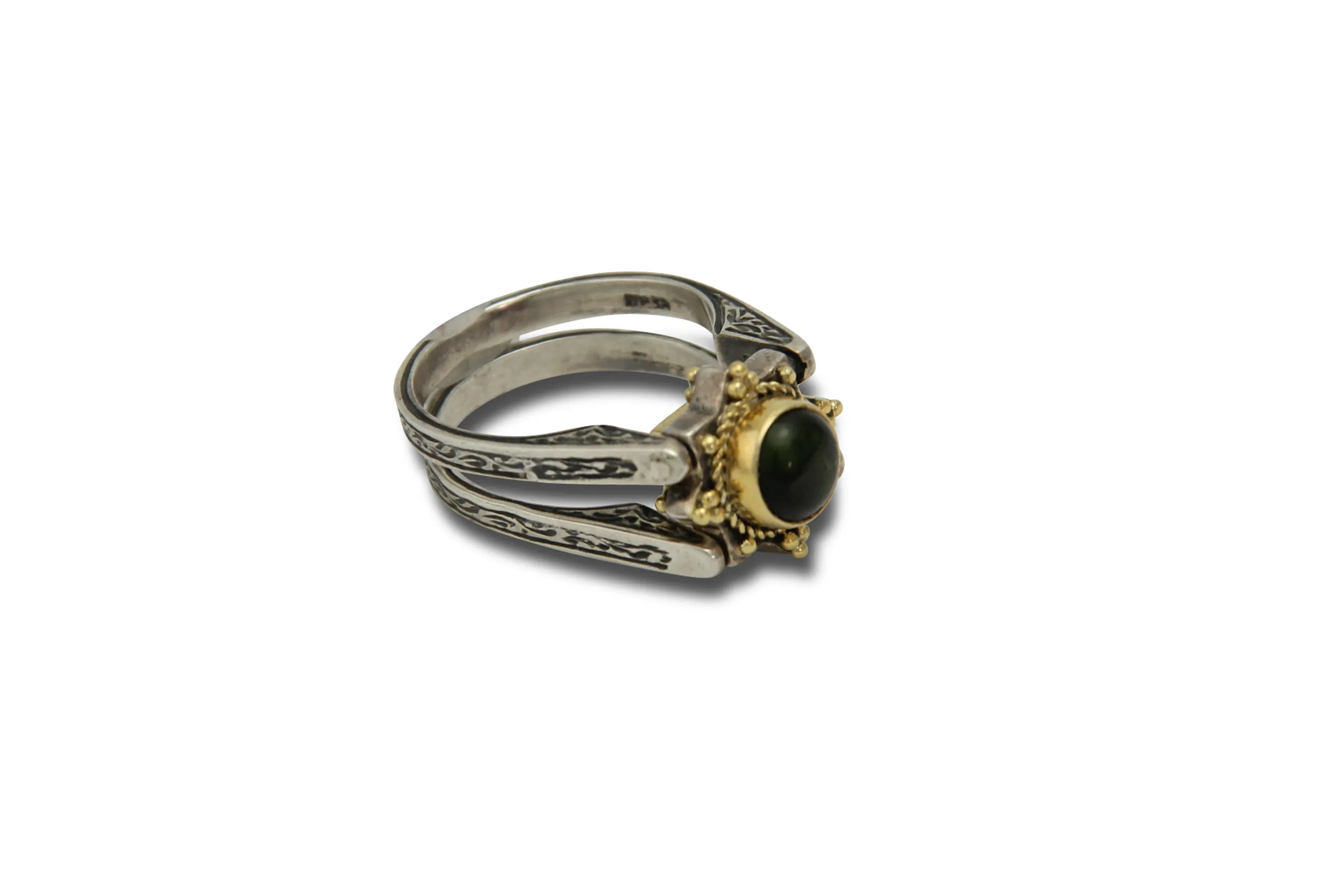 Mistress Corinth Silver & Gold Ring