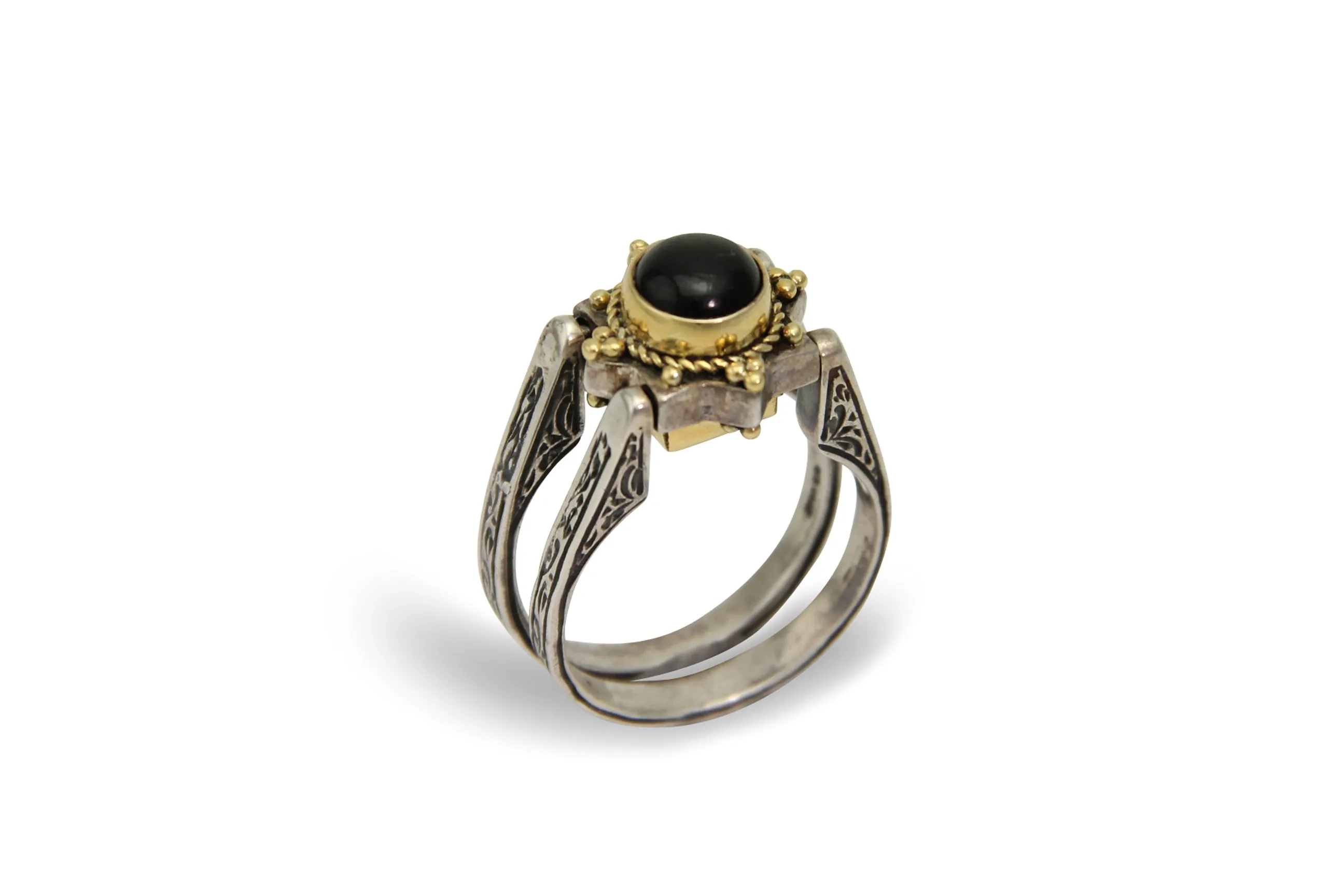 Mistress Corinth Silver & Gold Ring