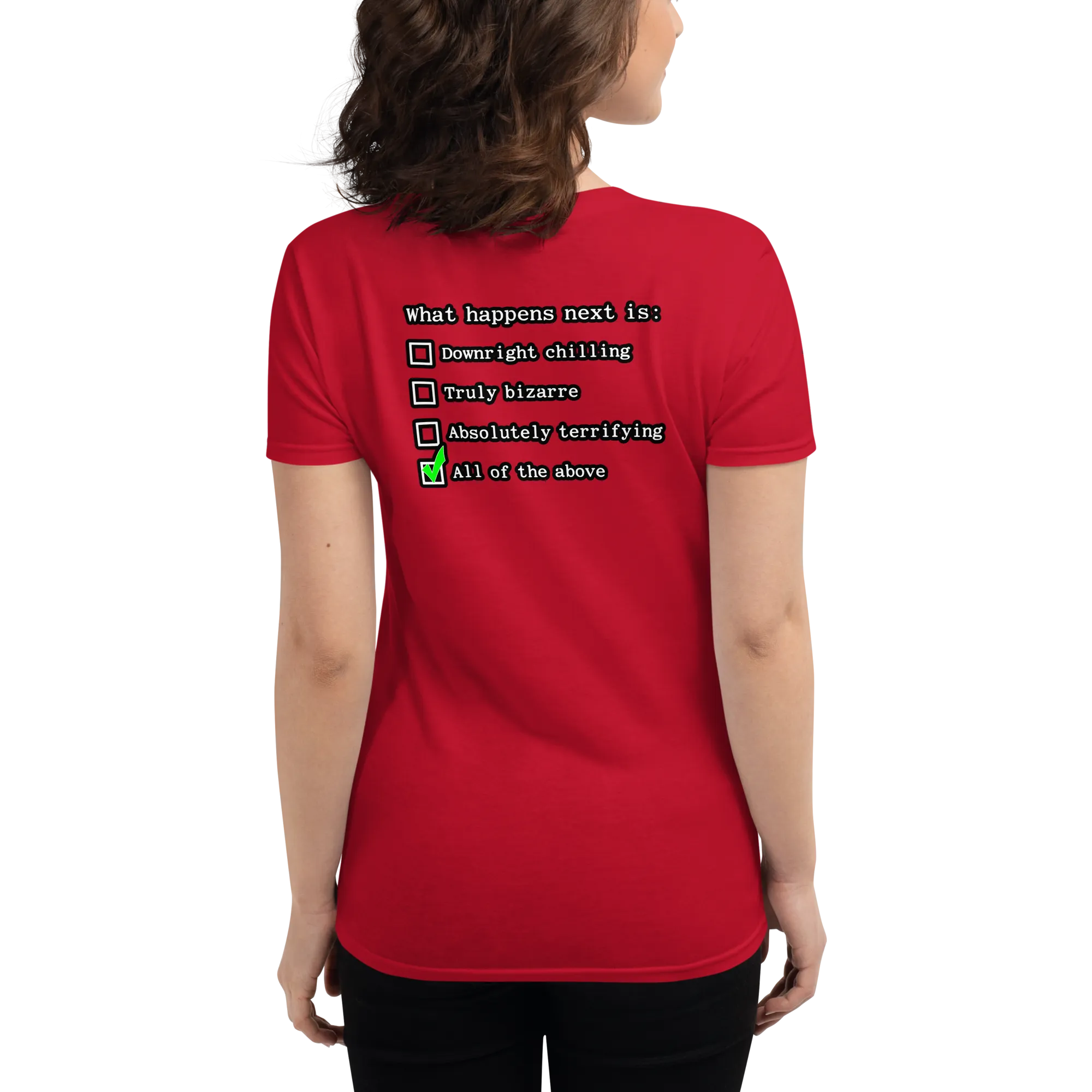 Nuke's Top 5 Checklist Women's T-Shirt TWO SIDED