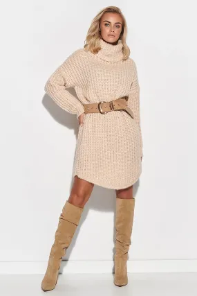 Oversized Knitted Daydress Beige