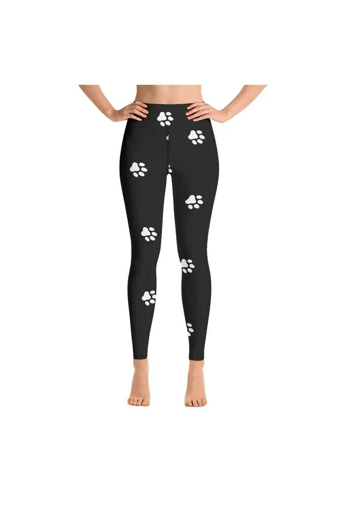 Paw Print Yoga Leggings