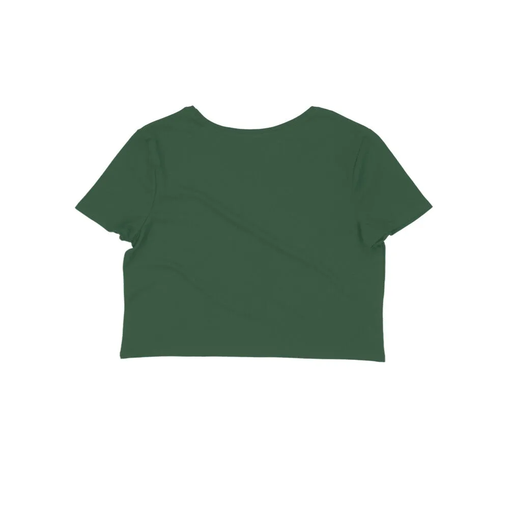 "A" akshara  - WOMEN'S KANNADA crop tops