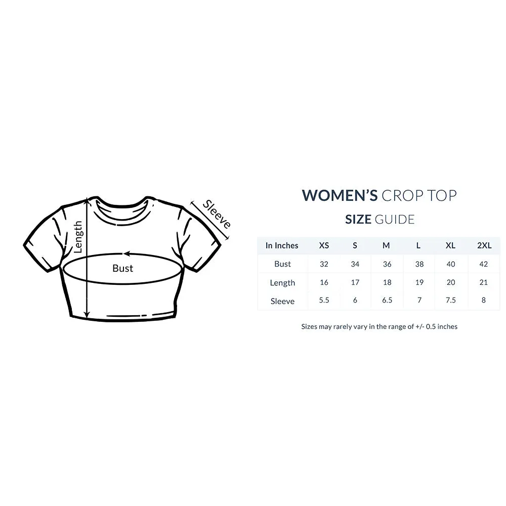 "A" akshara  - WOMEN'S KANNADA crop tops