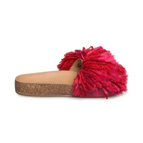 UGG Cindi Ribbon Red Flip Flops - Women's