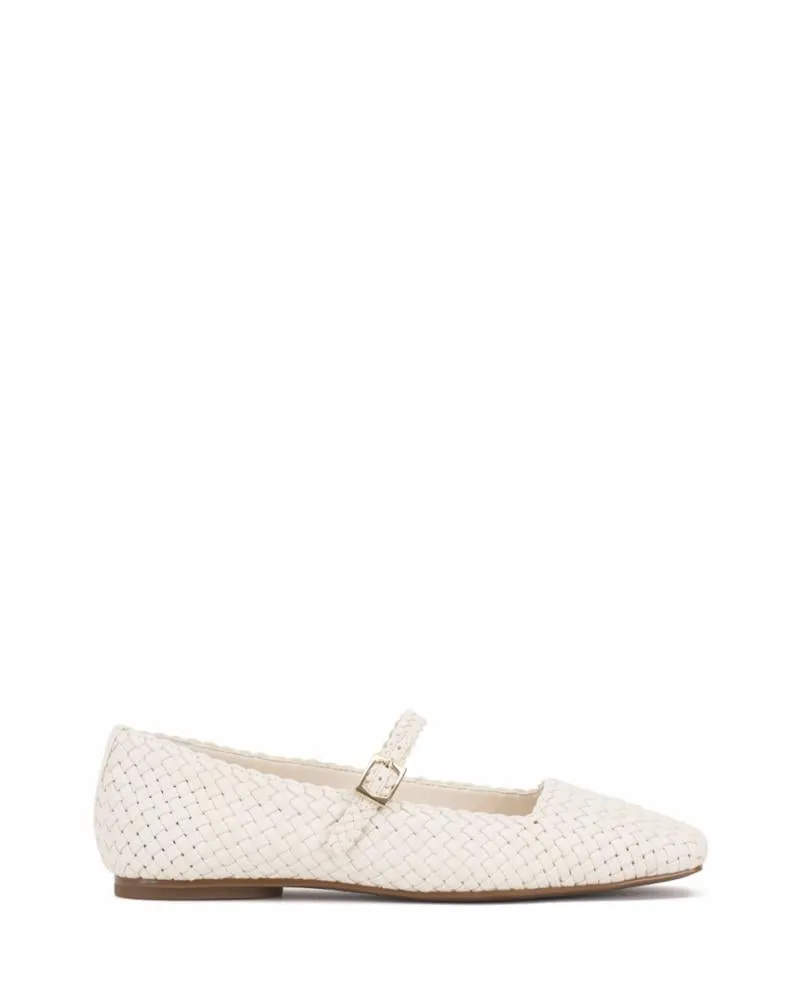 Vince Camuto VINLEY COCONUT CREAM/WOVEN NAPPA PU