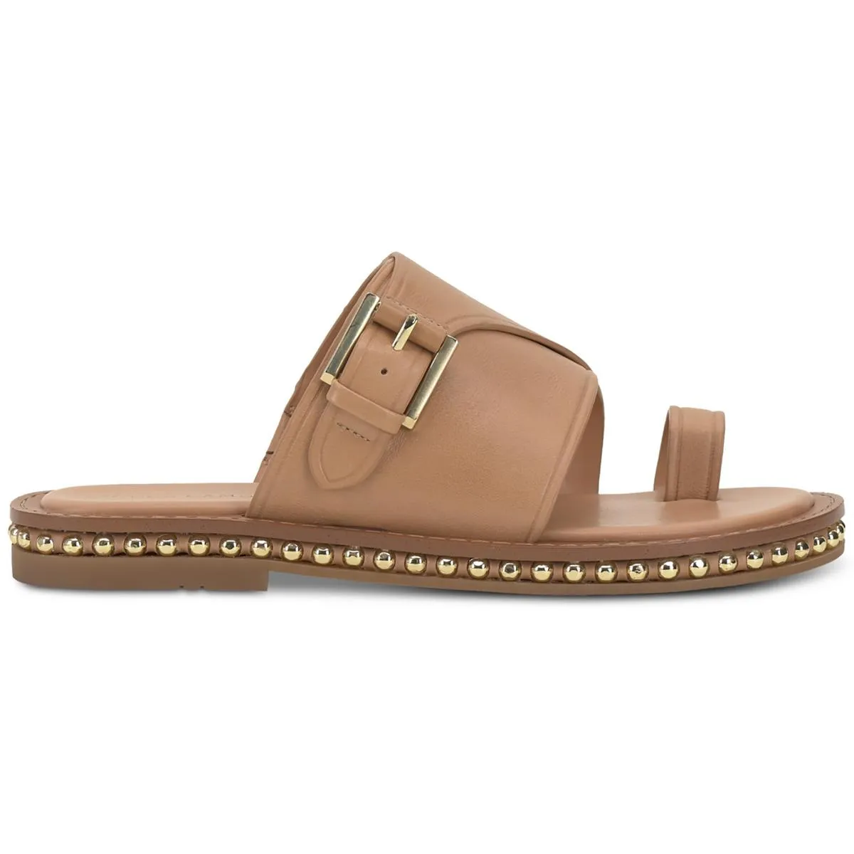 Vince Camuto Womens c Slip On Leather Slide Sandals