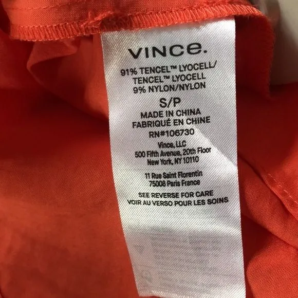 VINCE NWT Orange Maxi Dress