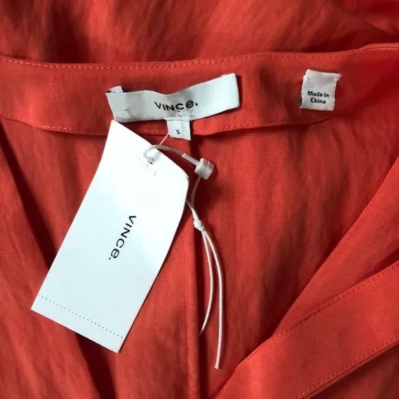 VINCE NWT Orange Maxi Dress