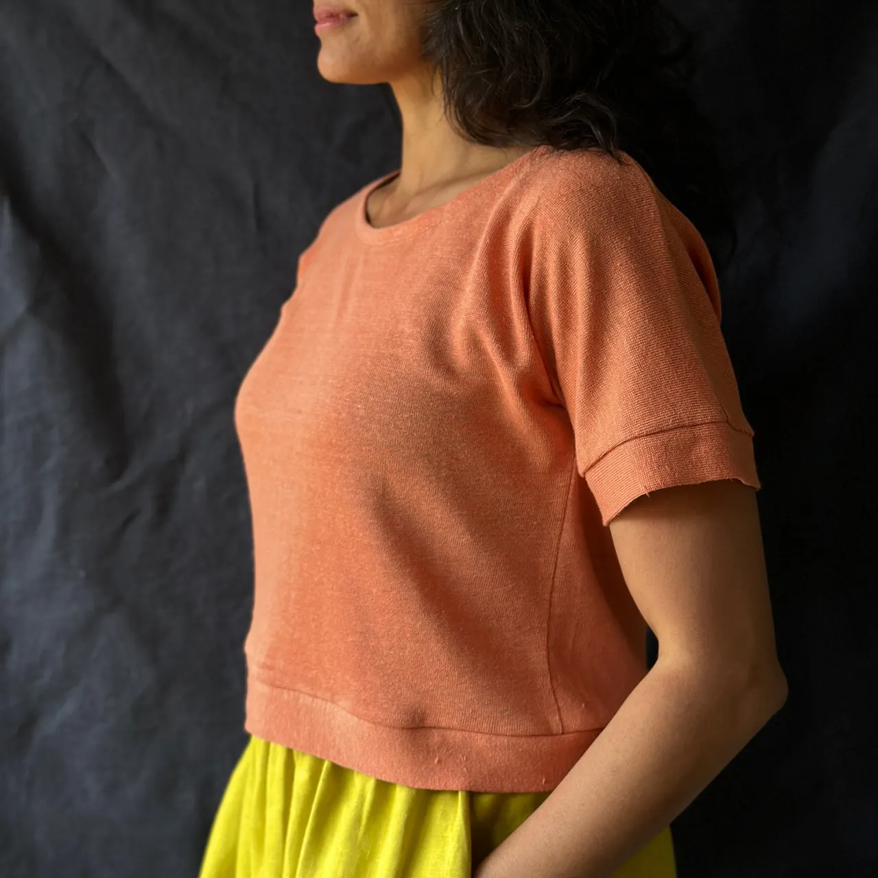 Women's Hemp Pieces Top - 100% Hemp - Apricot *Returning Soon