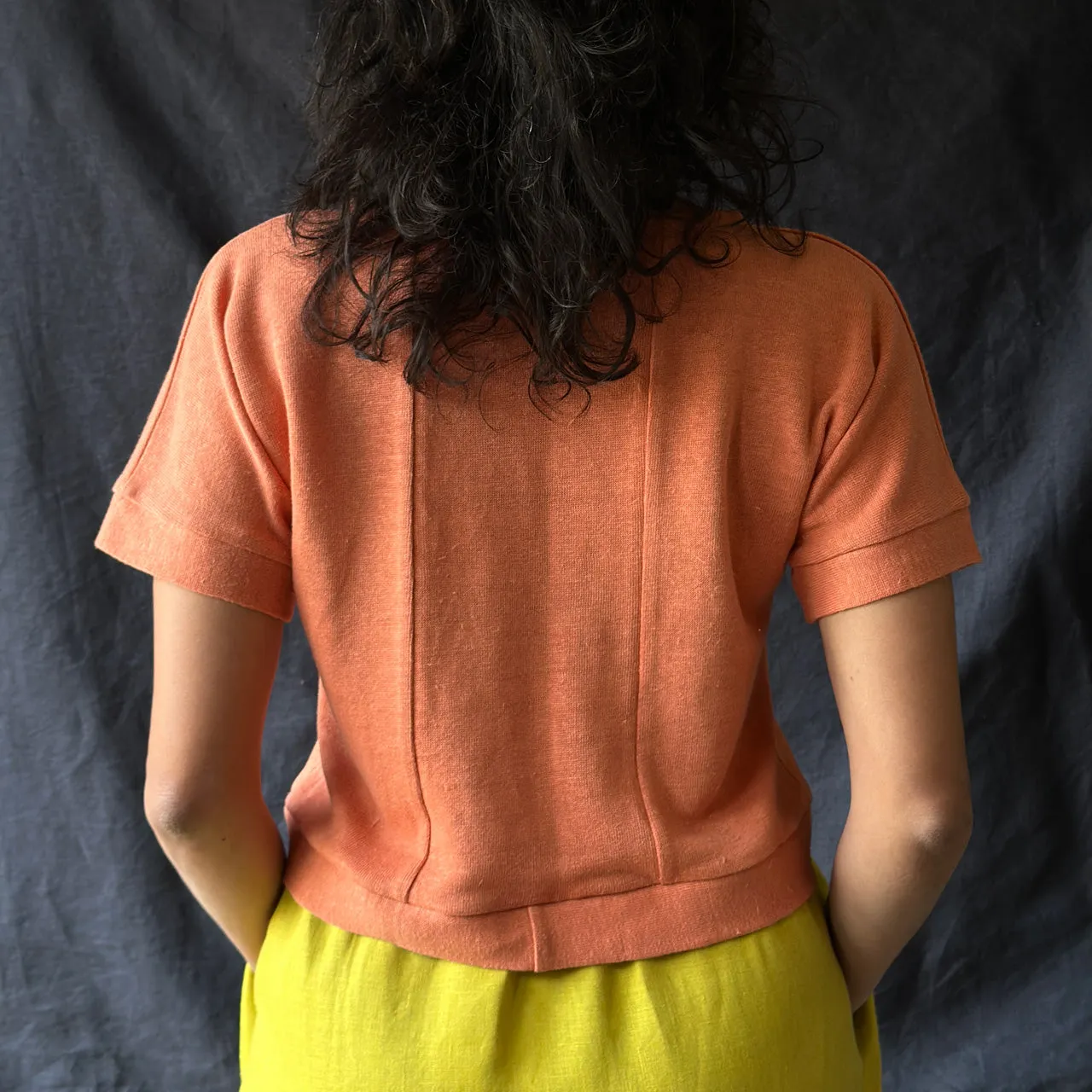 Women's Hemp Pieces Top - 100% Hemp - Apricot *Returning Soon